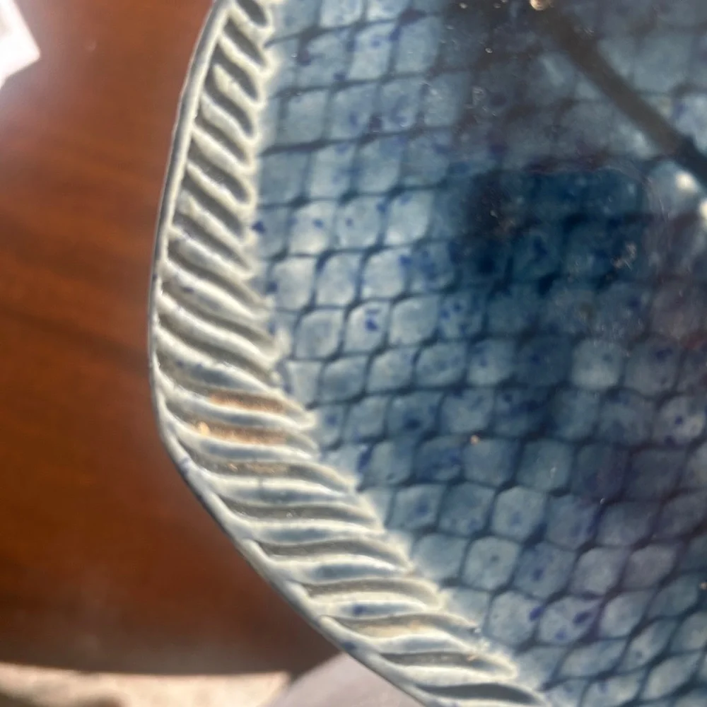 Ann Elizabeth Designs Handmade Pottery Flounder Fish